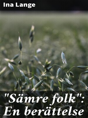 cover image of "Sämre folk"